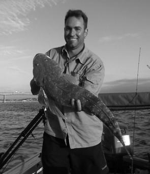 Aaron Taylor of Mount Annan caught this 80cm, 4kg flathead near the Captain Cook Bridge on the last of the run-up tide on a Berkley 3” Pogy. Aaron’s mate Bruce Laws said the fish was photographed and released. 
